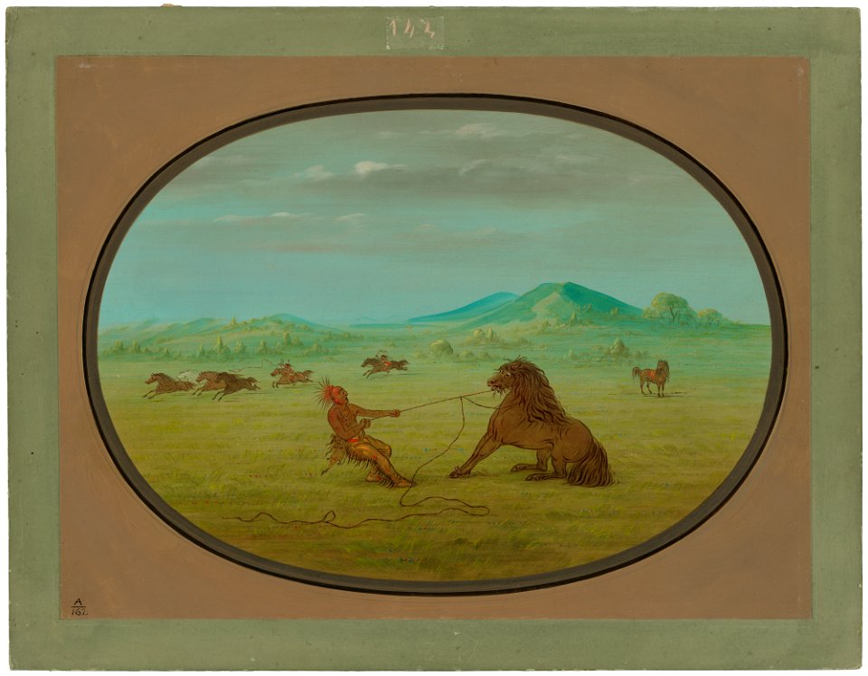 Catching Wild Horses - Pawnee C16638