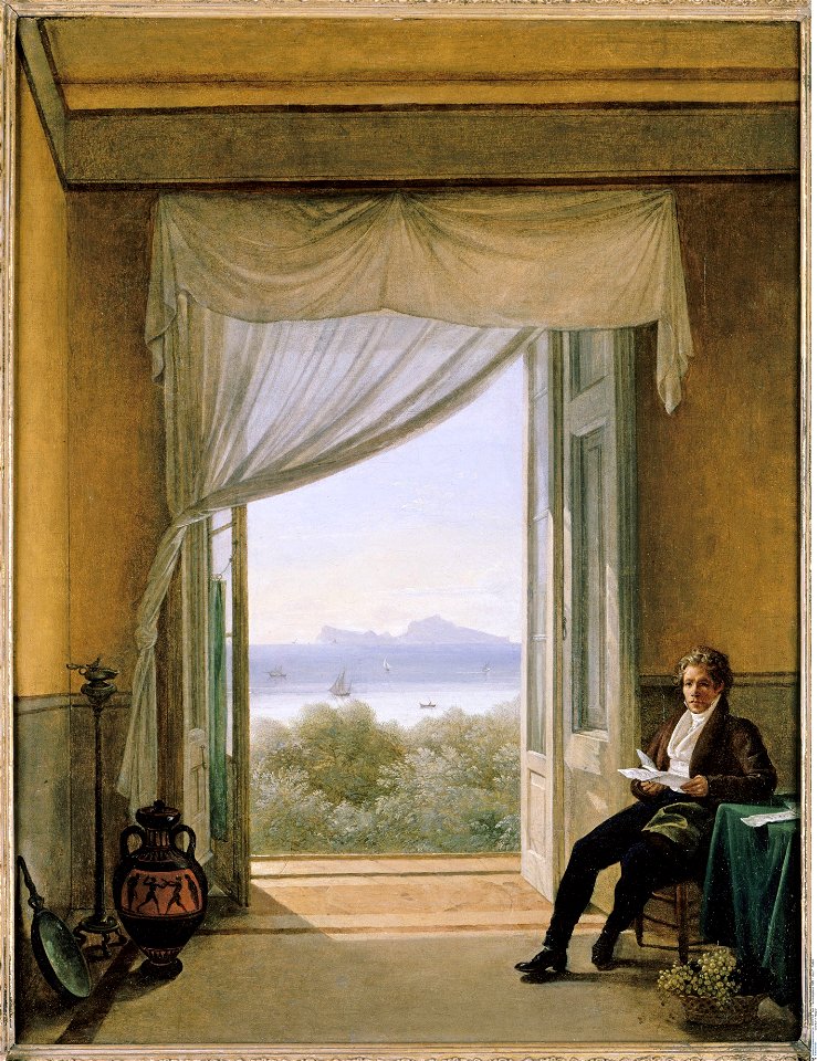 Franz Ludwig Catel - Schinkel in Neapel (Alte Nationalgalerie)