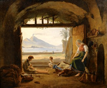 Franz Ludwig Catel - Fischer in Mergellina, Neapel