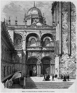 Catedral de Santiago, fachada de la Platería, de Ruiz