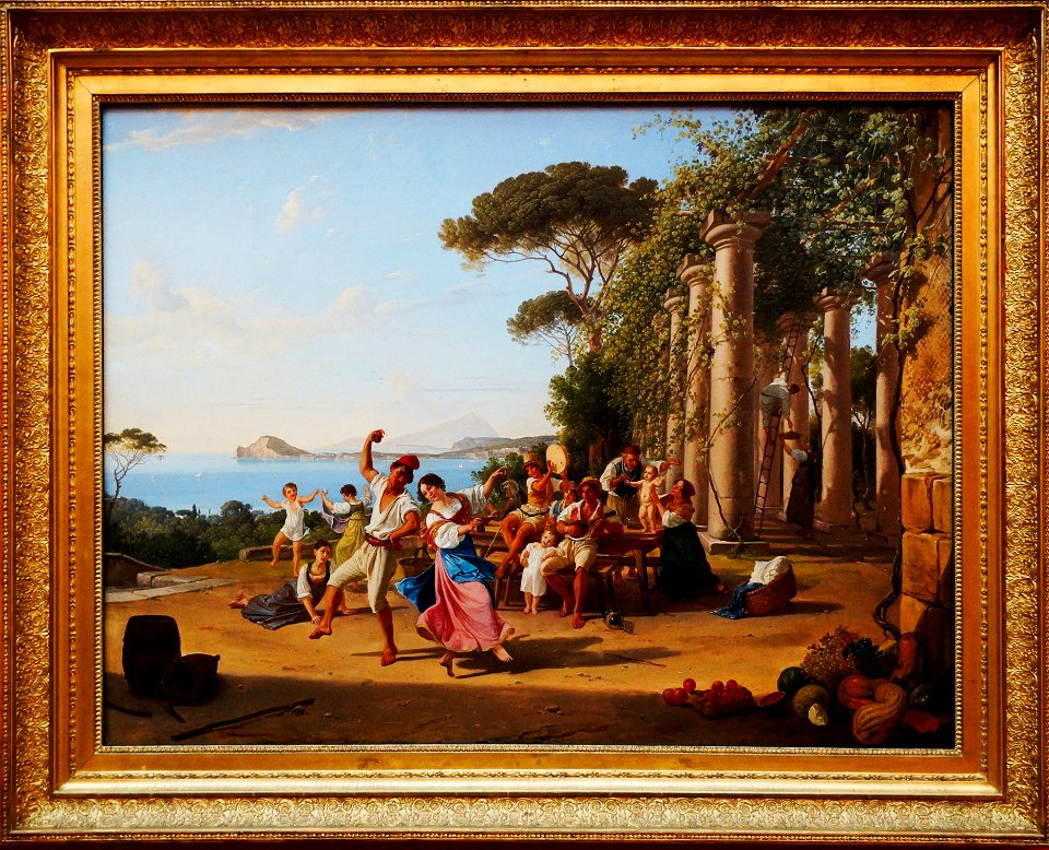 F. Ludwig von Catel.- Festival near Pozzuoli