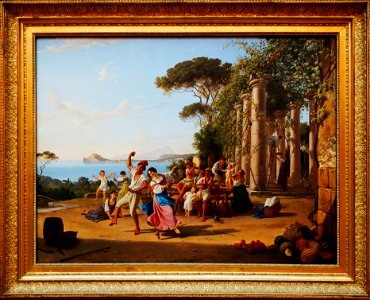 F. Ludwig von Catel.- Festival near Pozzuoli