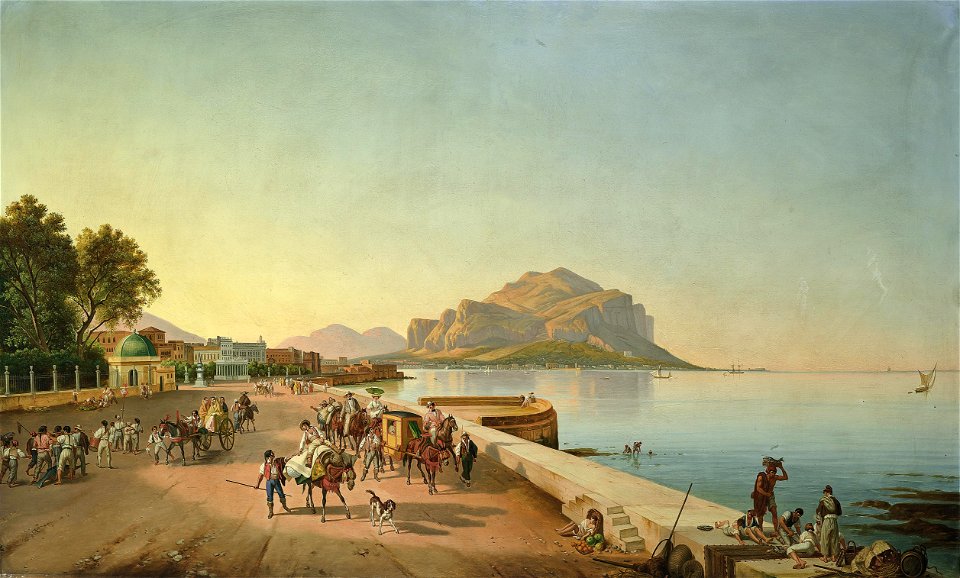 Franz Ludwig Catel Spaziergang in Palermo