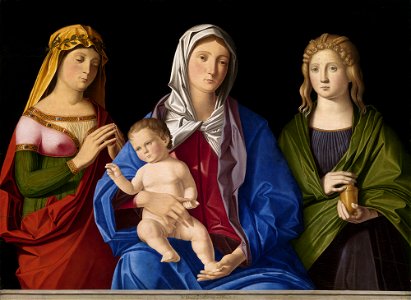 Catena, Virgin and Child with Saint Mary Magdalene and Another Female Saint