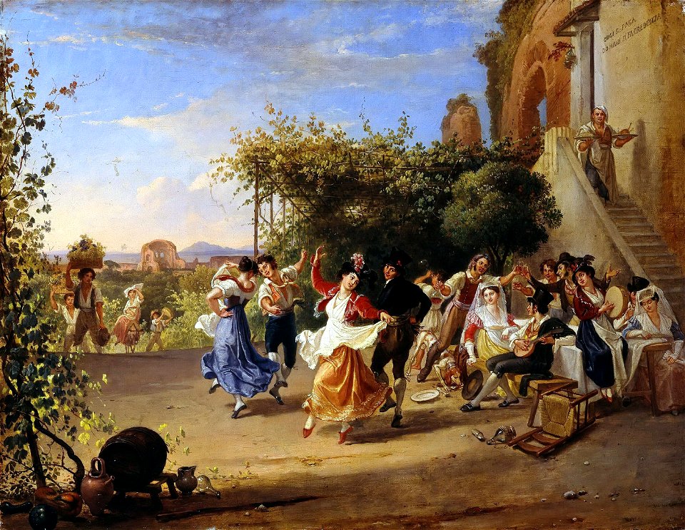 Franz Ludwig Catel - Römische Vigna (1833)