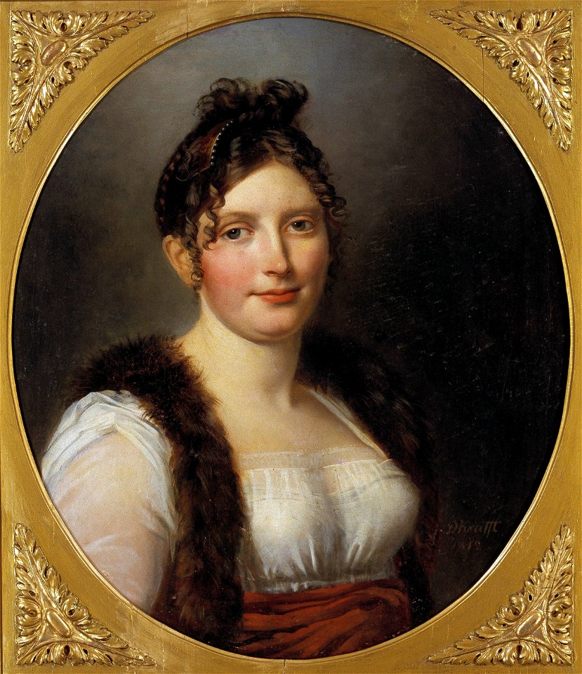 Catharina Charlotta Bågh (1777-1816), gift med friherre Pehr Erik Skjöldebrand (Per Krafft d.y.) - Nationalmuseum - 129569