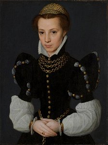 Caterina van Hemessen Portrait of a Young Lady 1560