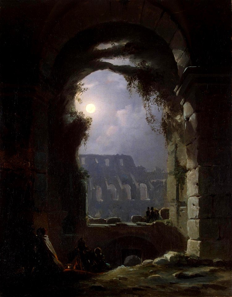 Franz Ludwig Catel - Das Kolosseum in einer Mondnacht (Eremitage)