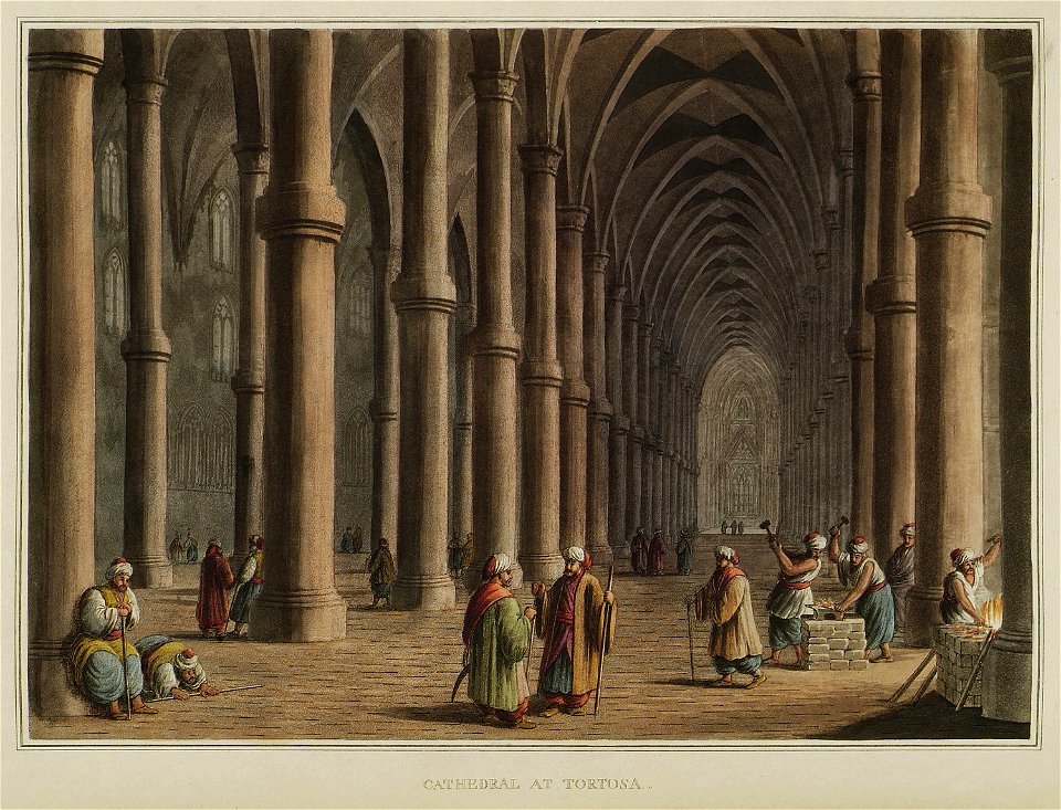 Cathedral at Tortosa - Mayer Luigi - 1810