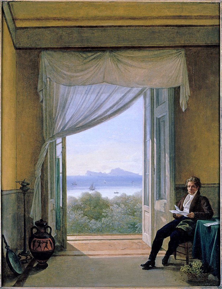 Franz Ludwig Catel - Schinkel in Neapel (Alte Nationalgalerie)FXD