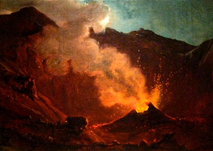 Vesuvius by Franz Ludwig Catel (1812, Catel instituto)