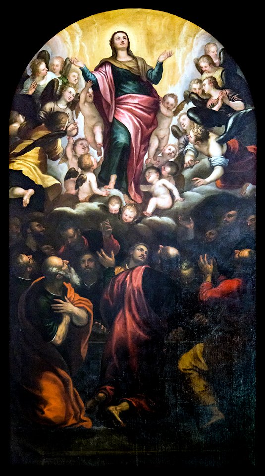 Cathedral (Vicenza) - Interior - Adorazione della Vergine con gli Angeli di Alessandro Maganza