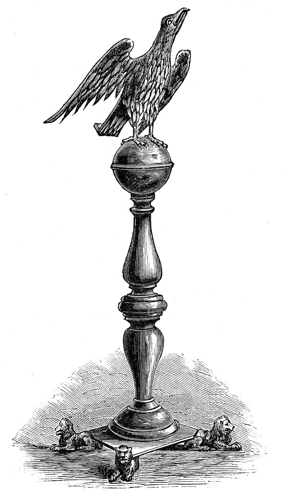 Cathedral Lectern now in St Mary-le-port Church Bristol