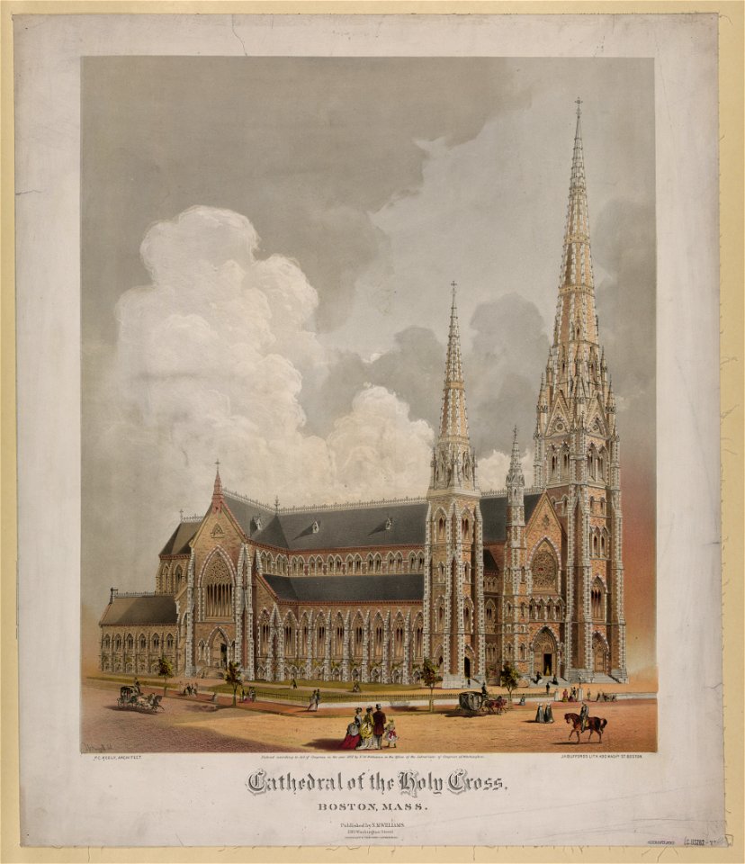Cathedral of the Holy Cross, Boston, Mass. LCCN2003653255