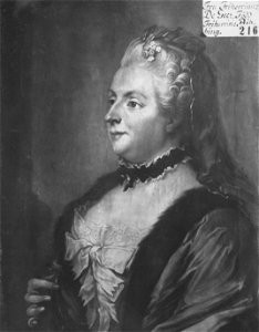 Catharina Charlotta Ribbing af Zernava, 1720-87, g. De Geer af Leufsta (Jakob Björck) - Nationalmuseum - 14885