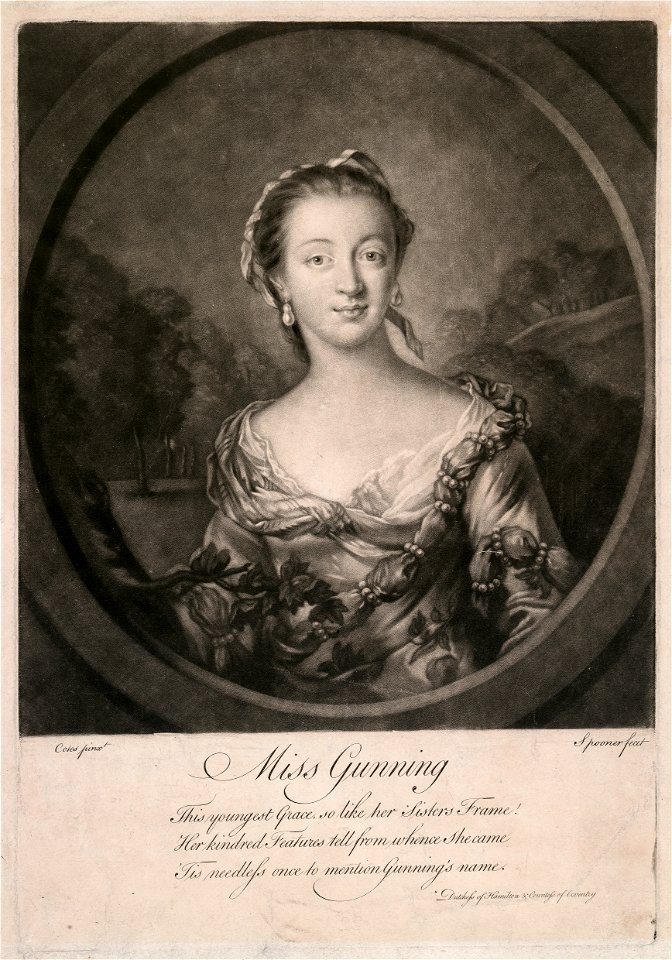 Catherine Gunning, (1735-1773), later Mrs Robert Travis P6717