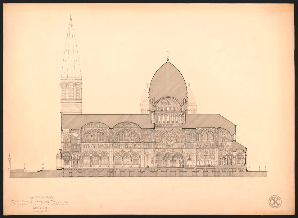 Cathedral of St. John the Divine, New York, New York. Section LCCN2015649861