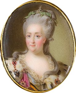 Catherine II after Lampi (18th c., priv.coll)