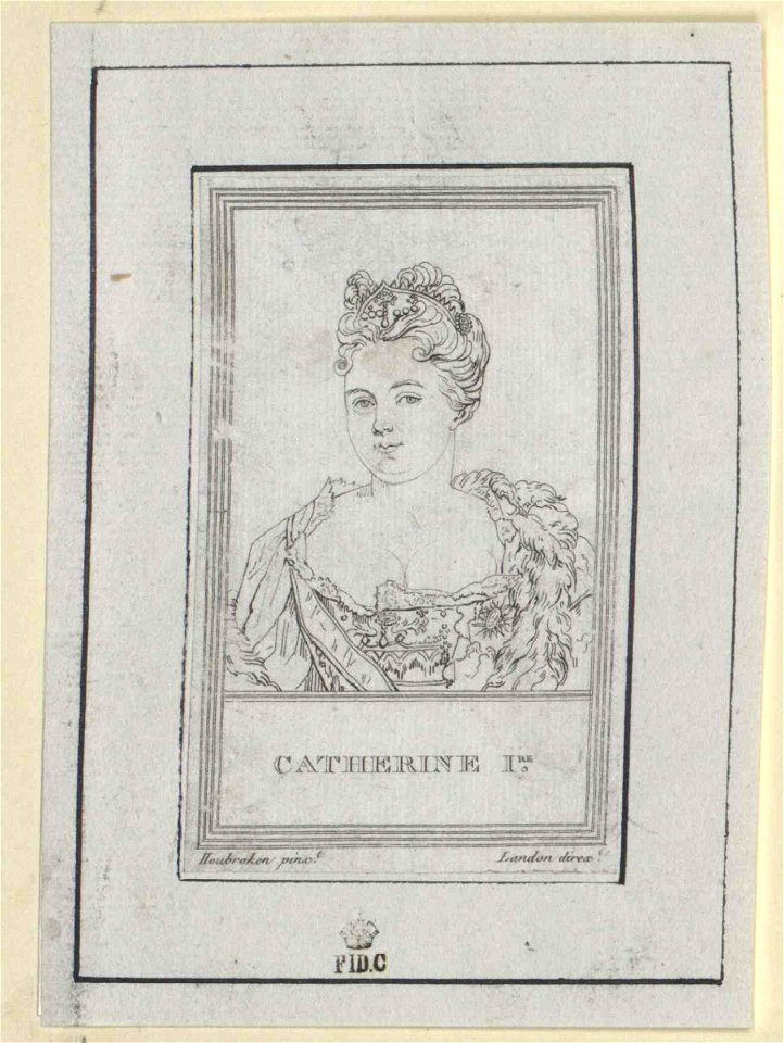 Catherine I of Russia (drawing) 01