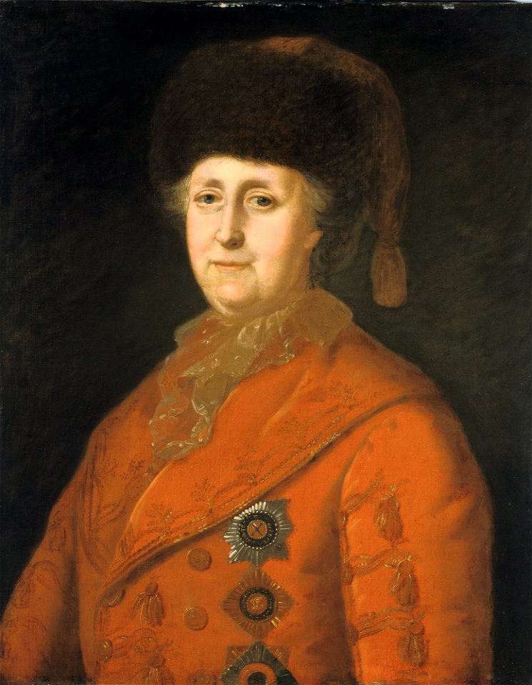 Catherine II of Russia after Shibanov (after 1787, Hillwood museum)