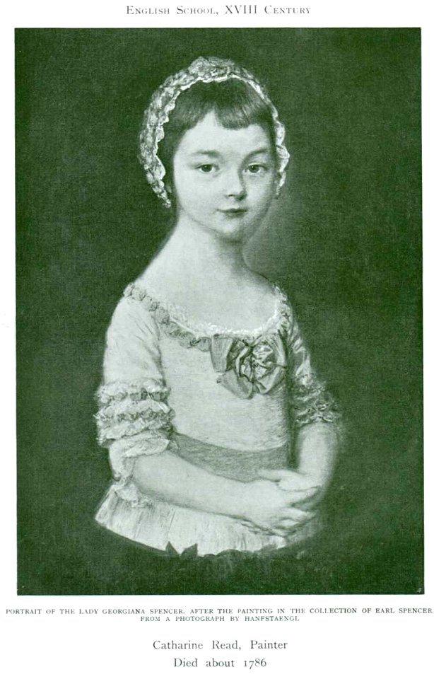 Catherine Read - Portrait of Lady Georgiana Spencer