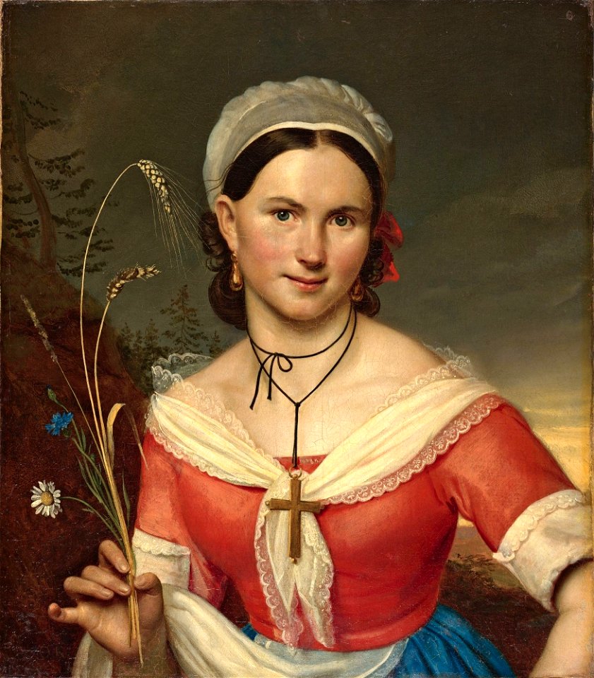 Catherine Teleshova by Kiprenskiy