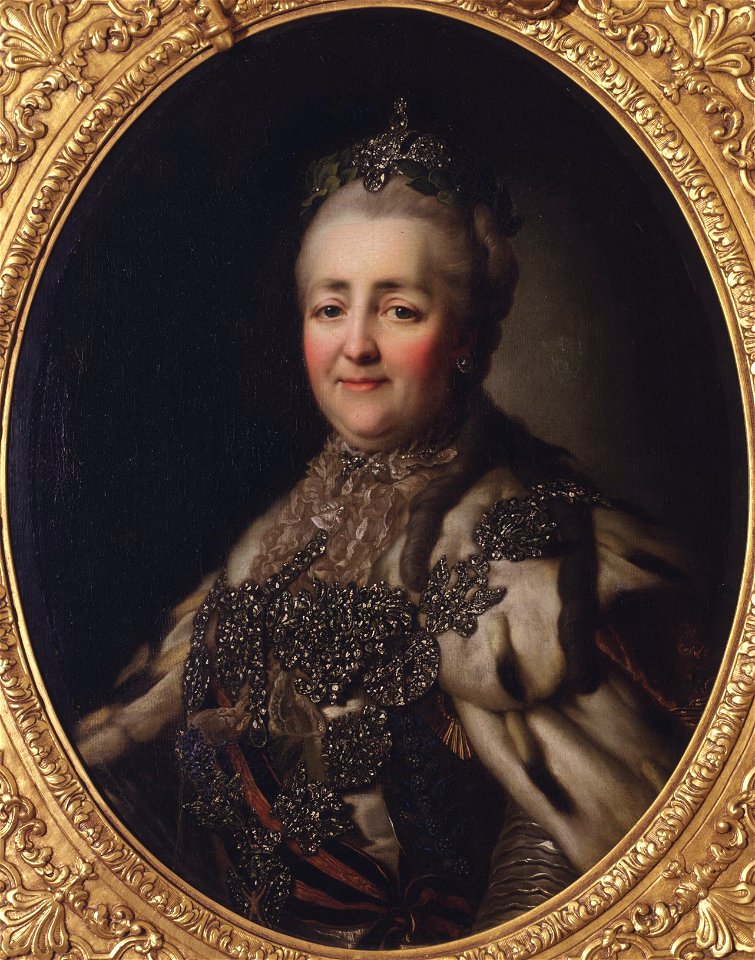 Catherine II of Russia after Roslin (c. 1790, Hillwood museum)