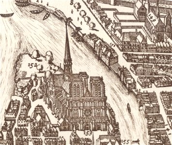 Cathédrale Notre-Dame de Paris in 1618