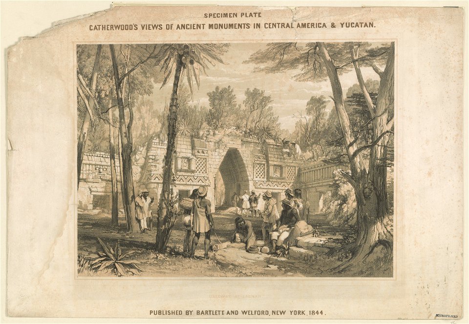 Catherwood's views of ancient monuments in Central America & Yucatan. Gateway at Labnah LCCN2003680006