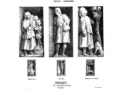 Cathédrale de Bazas - zodiaque c