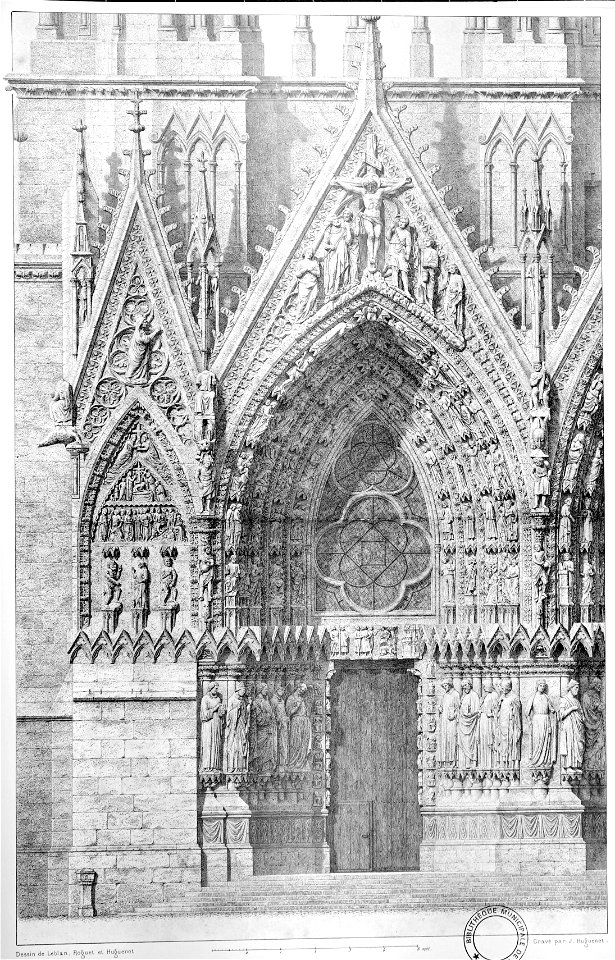 Cathédrale de Reims 90421 - Free Stock Illustrations | Creazilla