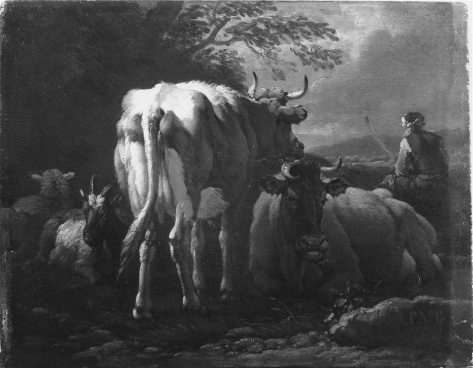 Cattle Resting (Pieter van Bloemen) - Nationalmuseum - 17285