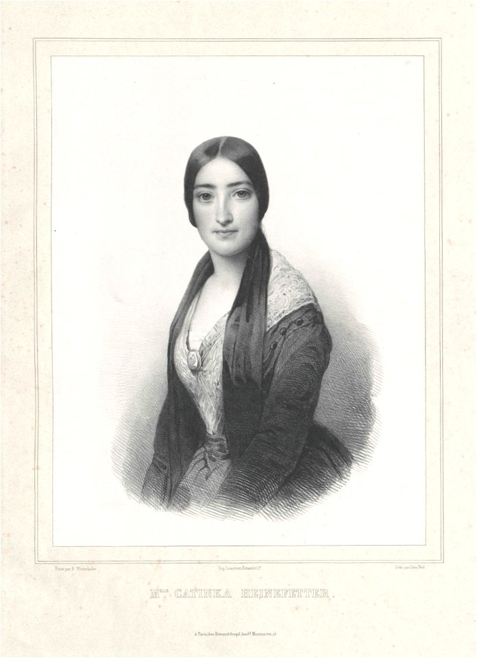 Catinka Heinefetter (1819–1858) by Franz Xaver Winterhalter (1805–1873) OeNB 9276451