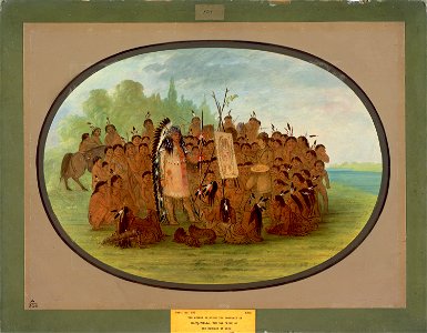 Catlin Painting the Portrait of Mah-to-toh-pa - Mandan G-001457-20130123