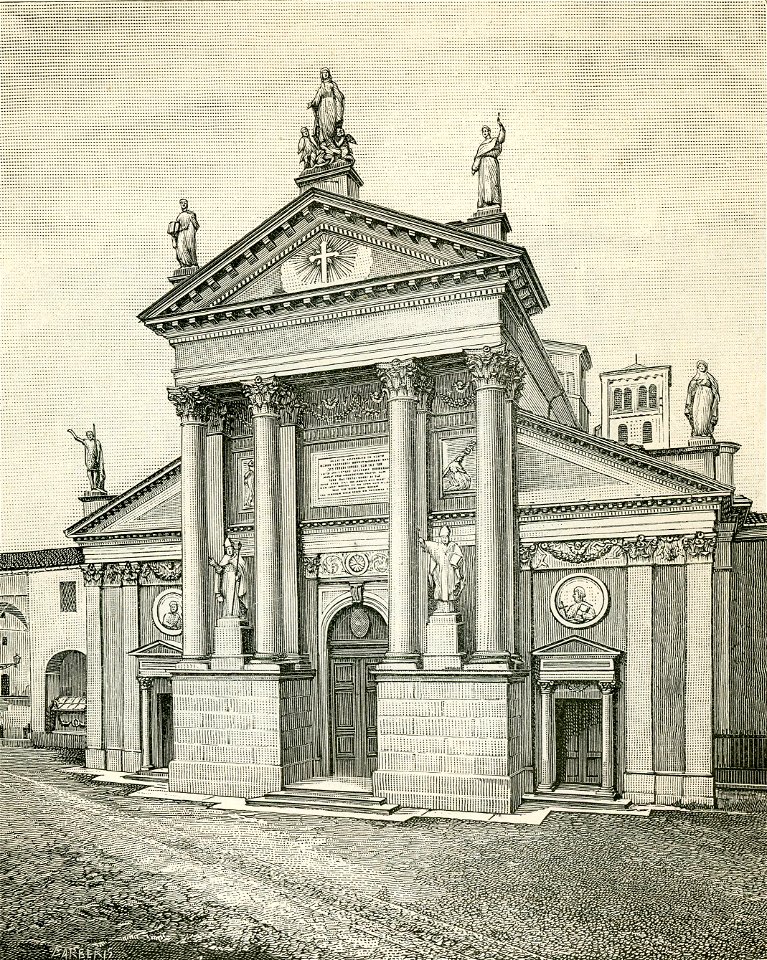 Cattedrale d Ivrea xilografia