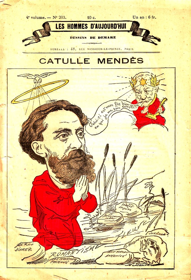 Catulle Mendès par Demare N°203