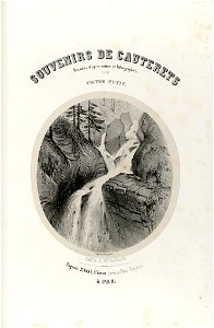 Cauterets - Cascade du Cérizet (vignette au titre) - Fonds Ancely - B315556101 A PETIT 2 036