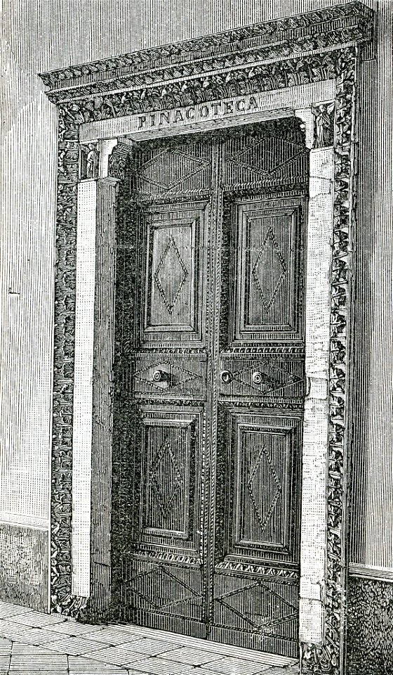 Cava dei Tirreni (badia di S. Trinità) porta della pinacoteca