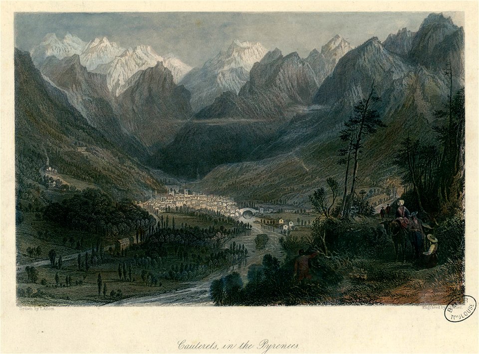 Cauterets, in the Pyrenees - Fonds Ancely - B315556101 A ALLOM 2 008