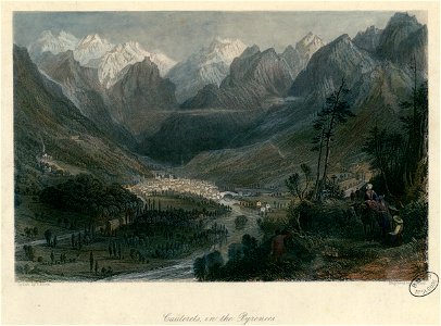 Cauterets, in the Pyrenees - Fonds Ancely - B315556101 A ALLOM 2 008