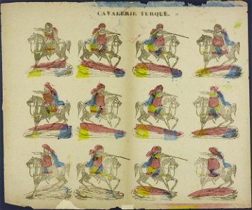 Cavalerie turque-Catchpenny print-Borms 0678