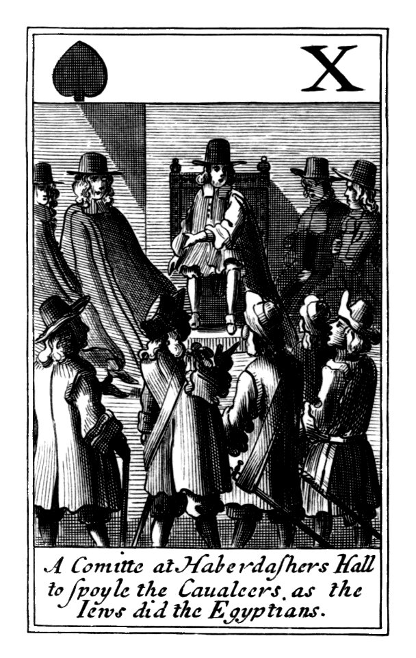 Cavalier 10 of Spades