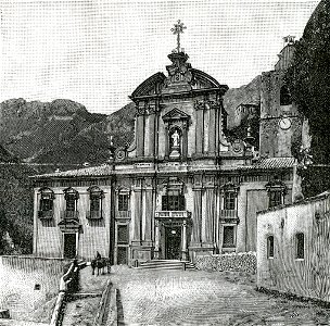 Cava dei Tirreni (badia di S. Trinità) facciata della chiesa