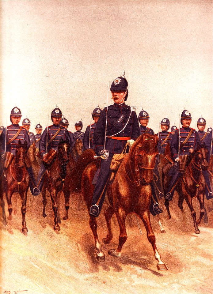 Cavalerie O.I. leger. Groot tenue 1896