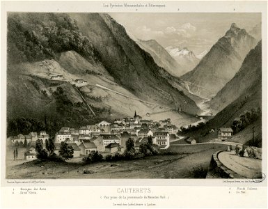 Cauterets (Vue prise de la promenade du Mamelon Vert) - Fonds Ancely - B315556101 A GORSE 3 020