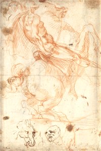 Cavalier d’Arpino (Giuseppe Cesari) - Equestrian Study - Google Art Project