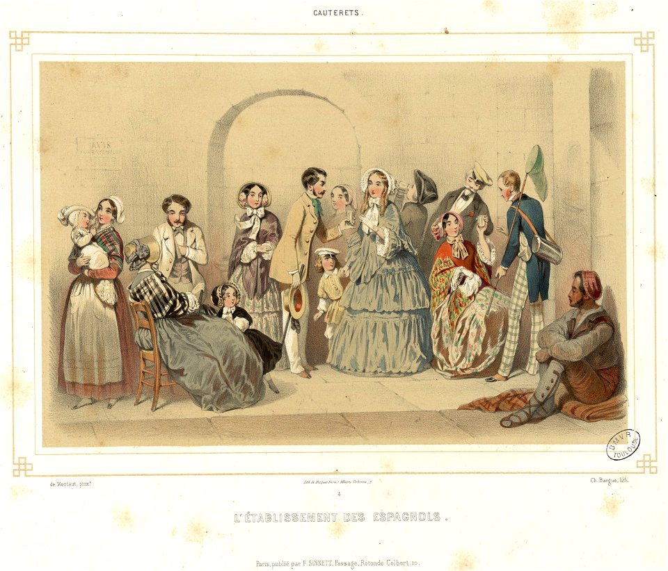 Cauterets - L'établissement des Espagnols - Fonds Ancely - B315556101 A MONTAUT 006