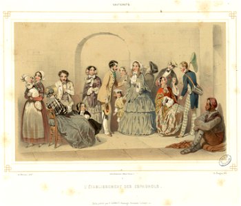 Cauterets - L'établissement des Espagnols - Fonds Ancely - B315556101 A MONTAUT 006
