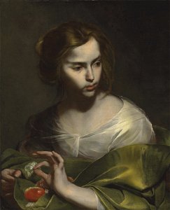 Saint Dorothy by Bernardo Cavallino