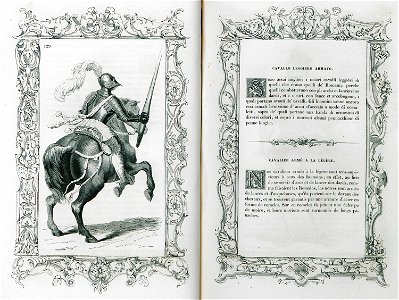 Cavallo leggiero armato - Vecellio Cesare - 1860